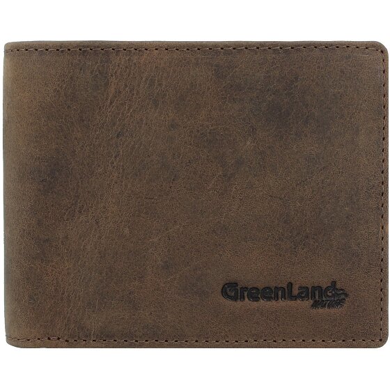 Greenland Nature Portfel RFID skórzany 11,5 cm