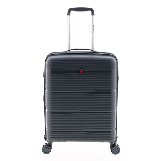 Gladiator 0800 4 kółka Walizka kabinowy 55 cm z plisą rozprężną