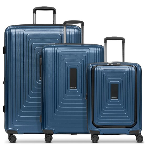 Redolz Essentials 14 4 kółka Zestaw walizek 3-części z plisą rozprężną