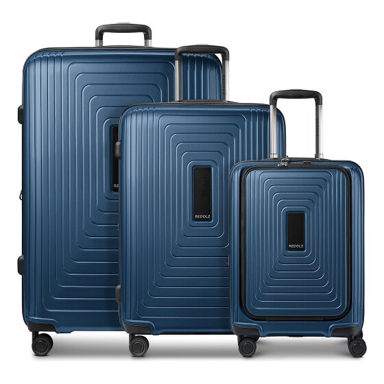 Redolz Essentials 14 4 kółka Zestaw walizek 3-części z funkcją poszerzenia