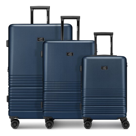 camel active Hanoi 4 kółka Zestaw walizek 3-części z funkcją poszerzenia
