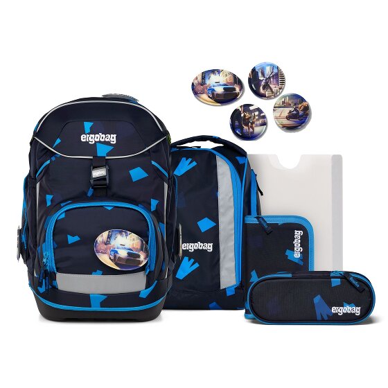 Ergobag Zestaw tornistrów 6 szt. z zestawem rzepów