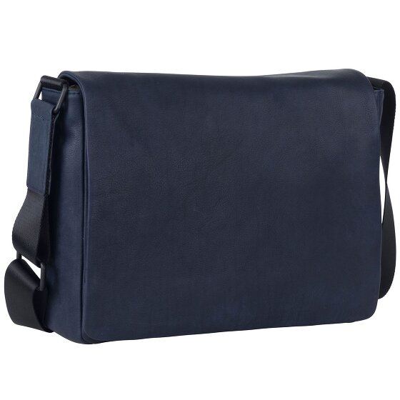 Leonhard Heyden Haga Messenger Leather 37 cm Laptop Compartment