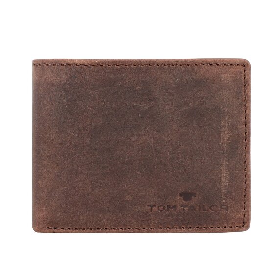 Tom Tailor Ron Portfel Ochrona RFID Skórzany 10 cm