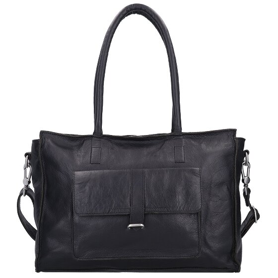 Cowboysbag Skórzana torba na ramię Edgemore z przegrodą na laptopa 41 cm