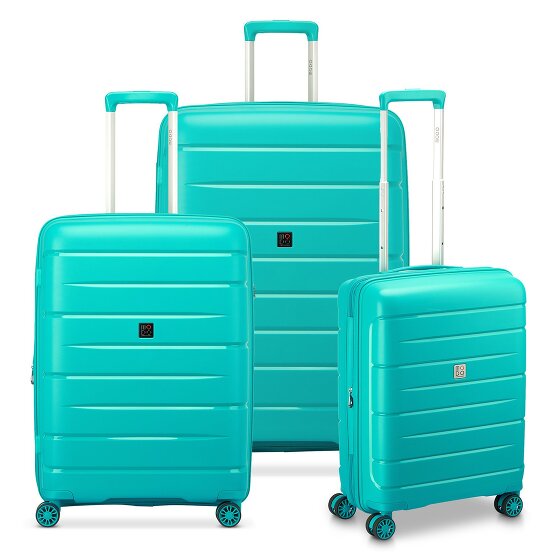 MODO by Roncato Starlight 3.0 4 kółka Zestaw walizek 3-części z plisą rozprężną