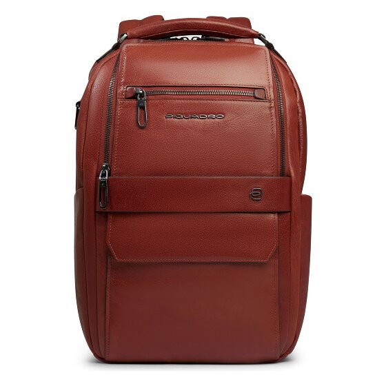 Piquadro Solm Plecak Skórzany 39 cm Komora na laptopa