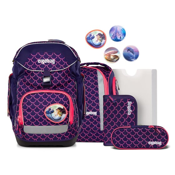 Ergobag Zestaw tornistrów 6 szt. z zestawem rzepów