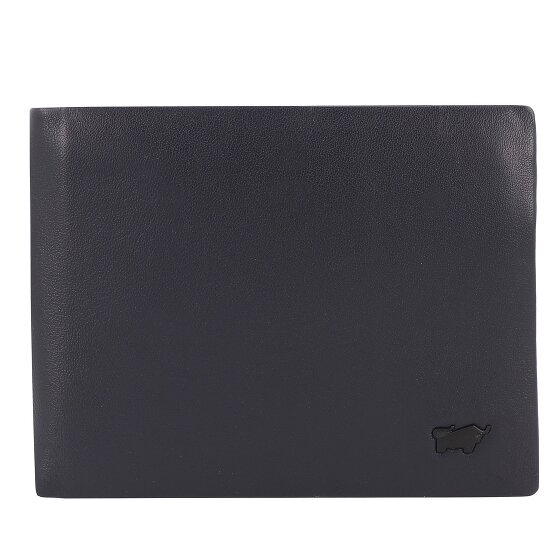 Braun Büffel Hannes Portfel Ochrona RFID Skórzany 12 cm