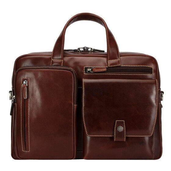Jekyll & Hide Oxford Teczka Skórzany 38 cm Komora na laptopa