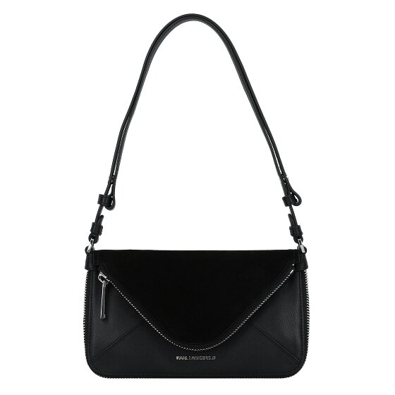Karl Lagerfeld Hardware Mini Torba Torba na ramię Skórzany 18 cm z plisą rozprężną