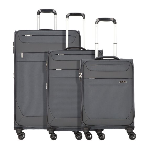 Worldpack Dublin 4 kółka Zestaw walizek 3-części z plisą rozprężną