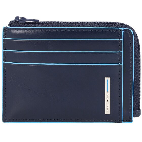 Piquadro Blue Square Credit Card Case RFID Leather 11 cm