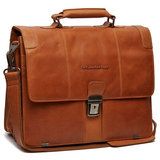 The Chesterfield Brand Stuttgart Teczka Skórzany 38 cm Komora na laptopa