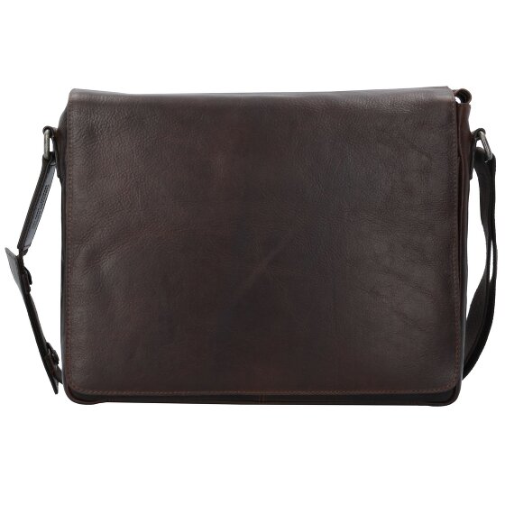 Leonhard Heyden Roma Messenger Leather 38 cm Komora na laptopa