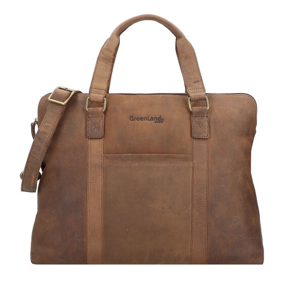 Greenland Nature Montenegro Teczka skórzana 40 cm Komora na laptopa