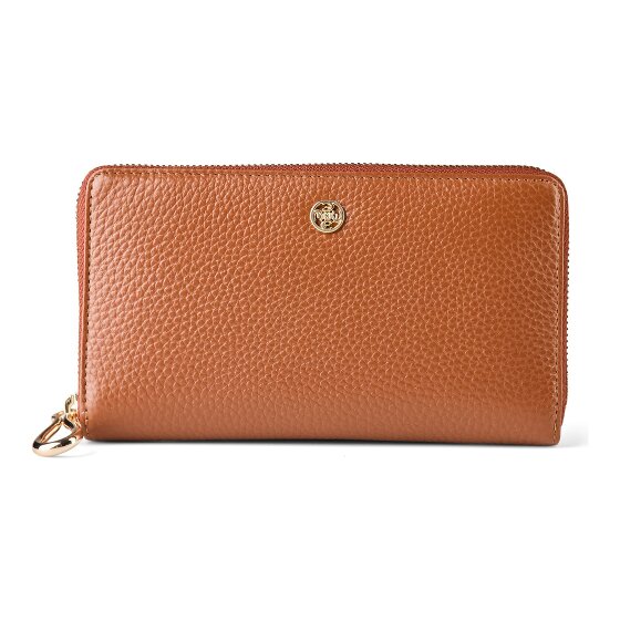 Esquire Alexandria Portfel Ochrona RFID Skórzany 17 cm