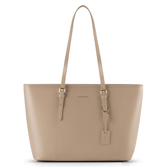 Lazarotti Bologna Leather Shopper Bag Skórzany 35 cm