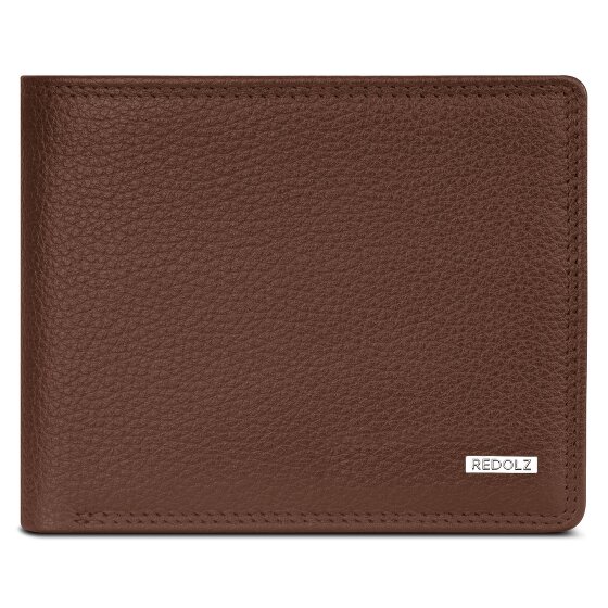 Redolz Leather Essentials QF portfel RFID skórzany rozkładany 12 cm