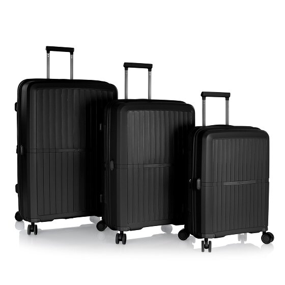 Heys AirLite 4 kółka Zestaw walizek 3-części z plisą rozprężną