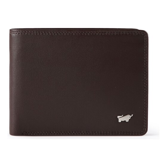 Braun Büffel Golf 3.0 Portfel Ochrona RFID Skórzany 12 cm