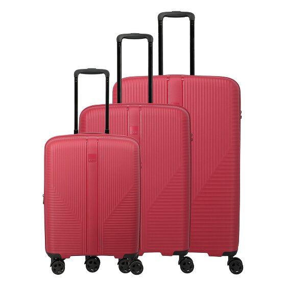Travelite Air Stripe 4 kółka Zestaw walizek 3-części z funkcją poszerzenia