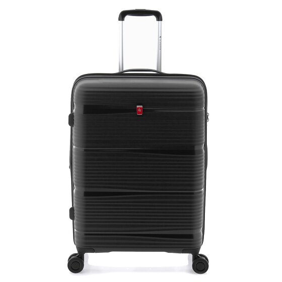 Gladiator 0800 4 kółka Walizka 65 cm z plisą rozprężną
