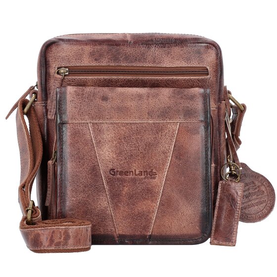 Greenland Nature Mascu & Line Torba na ramię Skórzany 25 cm