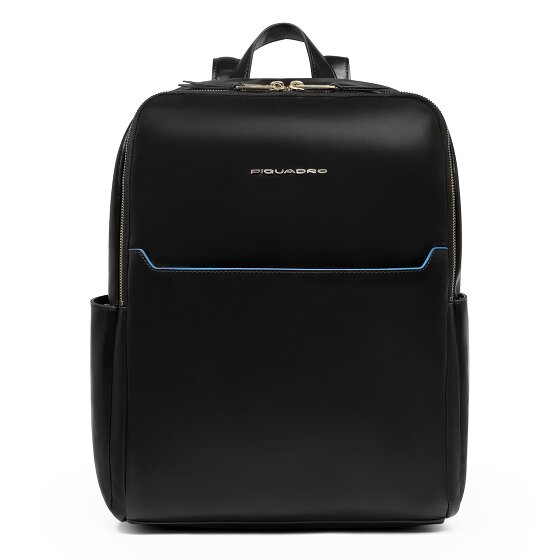 Piquadro Blue Square Plecak Ochrona RFID Skórzany 37 cm Komora na laptopa