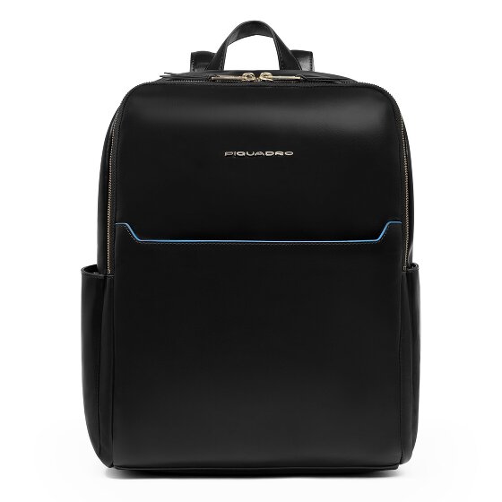 Piquadro Blue Square Plecak Ochrona RFID Skóra 37 cm Komora na laptopa