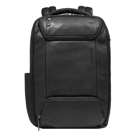 Piquadro Cronus Plecak biznesowy Ochrona RFID Skórzany 41 cm Komora na laptopa