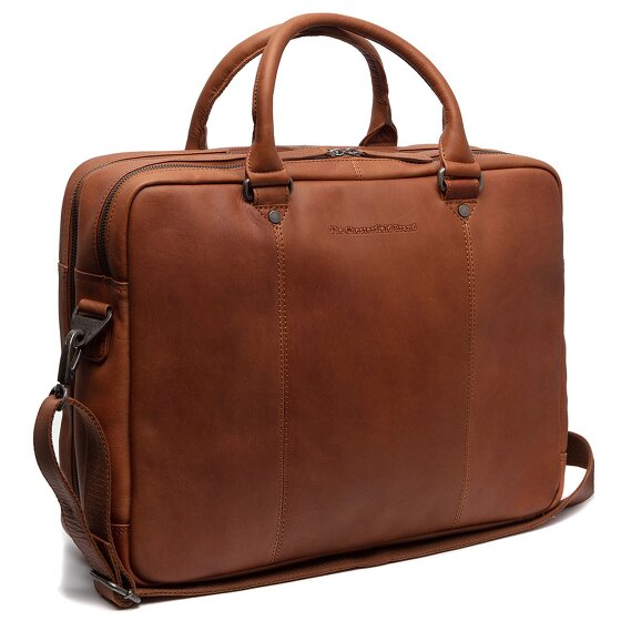 The Chesterfield Brand Wax Pull Up Teczka Skórzany 41 cm Komora na laptopa