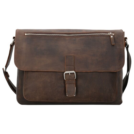 Leonhard Heyden Salisbury Messenger Leather 40 cm Komora na laptopa