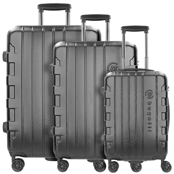 bugatti Galatea 4 Roll Suitcase Set 3szt.