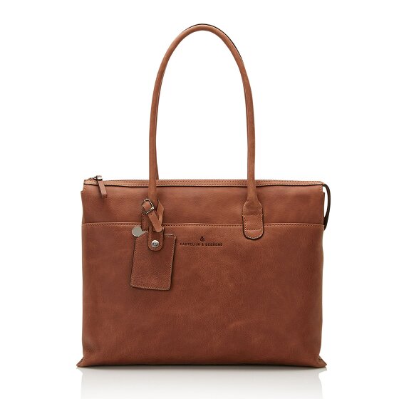 Castelijn & Beerens Carisma Torba na ramię RFID Skóra 40 cm Komora na laptopa