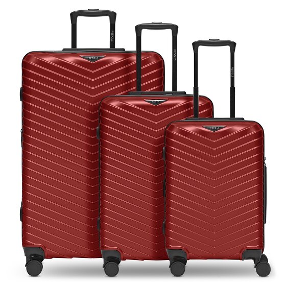 Redolz Essentials 18 4 kółka Zestaw walizek 3-części z plisą rozprężną