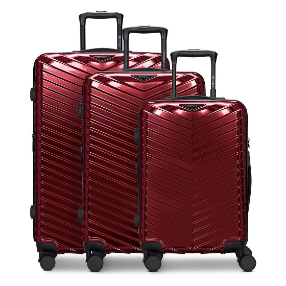 Redolz Essentials 18 4 kółka Zestaw walizek 3-części z plisą rozprężną