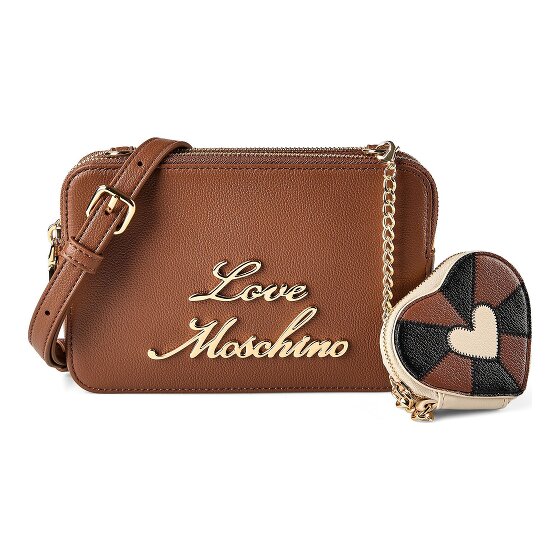 Love Moschino Heart Charm Torba na ramię Skórzany 20 cm