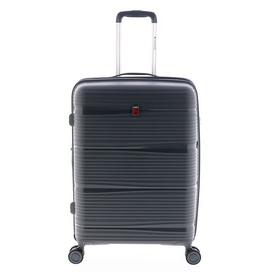 Gladiator 0800 4 kółka Walizka 65 cm z plisą rozprężną