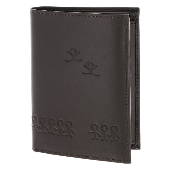 oxmox Leather Portfel Ochrona RFID Skóra 10 cm