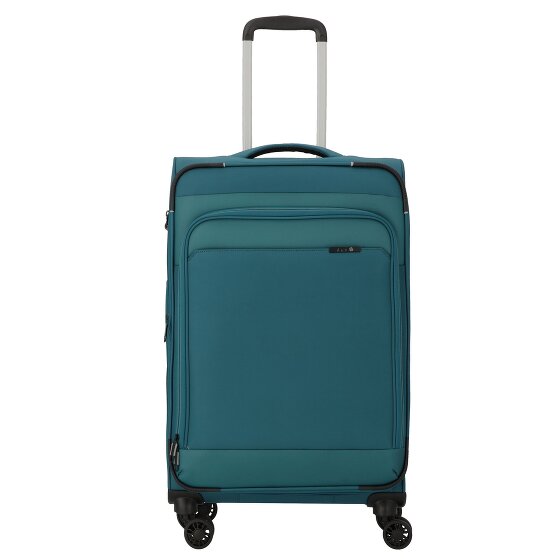 d&n Travel Line 9504 4 kółka Walizka M 67 cm z plisą rozprężną