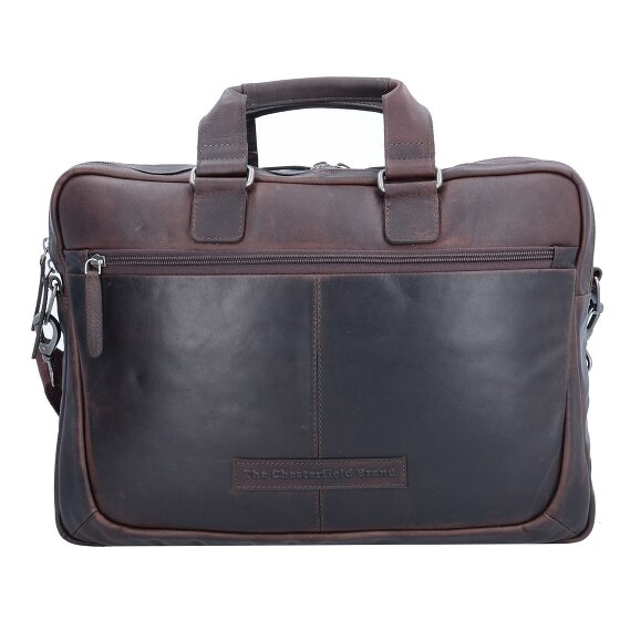 The Chesterfield Brand Wax Pull Up Teczka Skórzany 40 cm Komora na laptopa