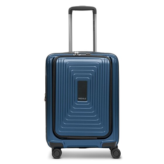 Redolz Essentials 14 4 kółka Walizka kabinowy S 55 cm Komora na laptopa z plisą rozprężną