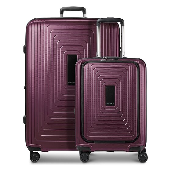 Redolz Essentials 14 zestaw walizek na 4 kółkach 2 szt. przegroda na laptopa z elastycznym zagięciem