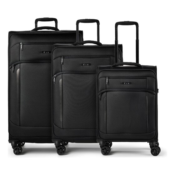 d&n Travel Line 9804 4 kółka Zestaw walizek 3-części z funkcją poszerzenia