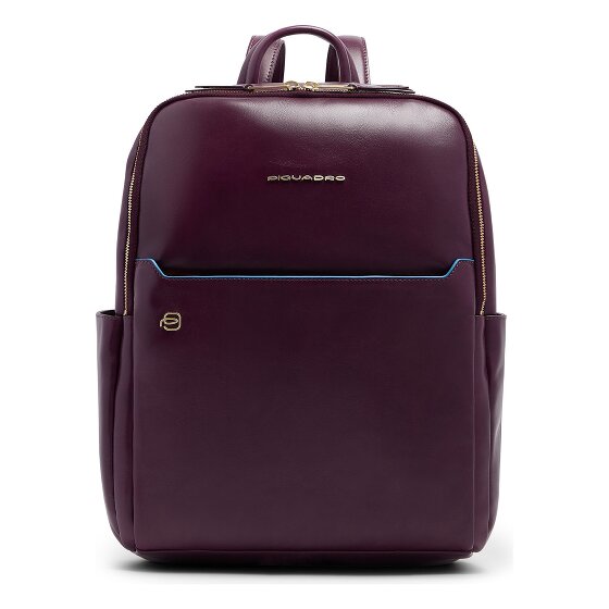 Piquadro Blue Square Plecak Ochrona RFID Skóra 37 cm Komora na laptopa