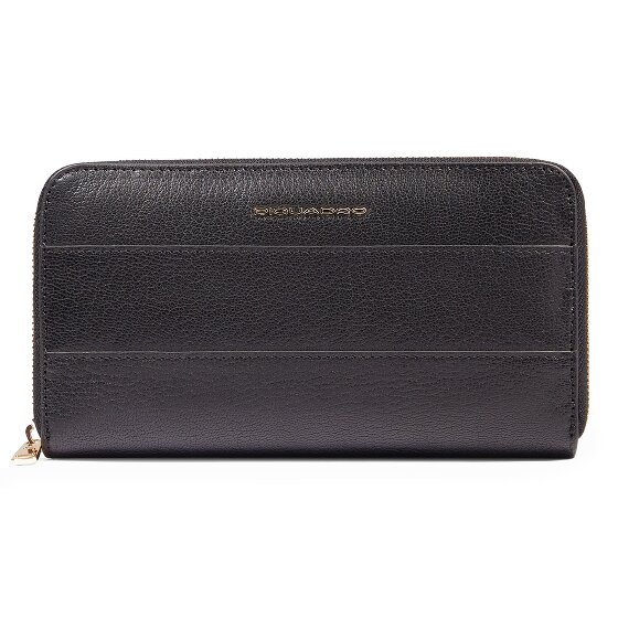 Piquadro Patricia Portfel Ochrona RFID Skórzany 19 cm