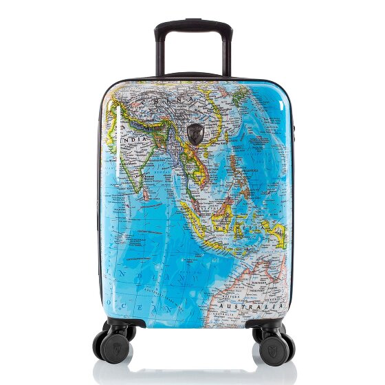 Heys Black Camo 4 kółka Walizka kabinowy S 53 cm z plisą rozprężną