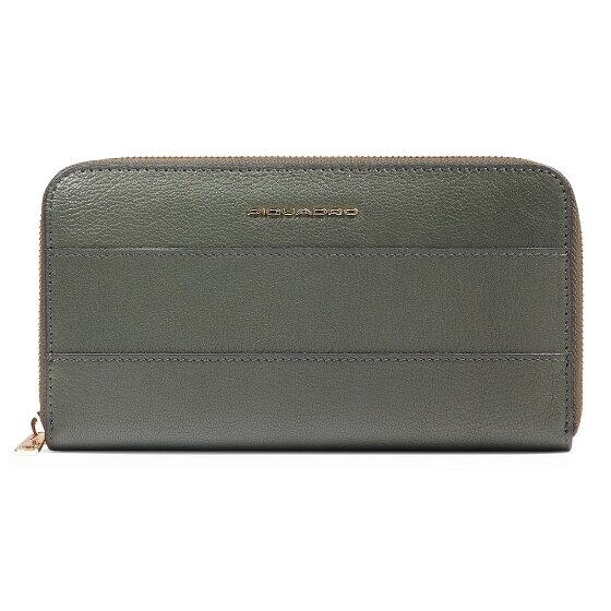 Piquadro Patricia Portfel Ochrona RFID Skórzany 19 cm