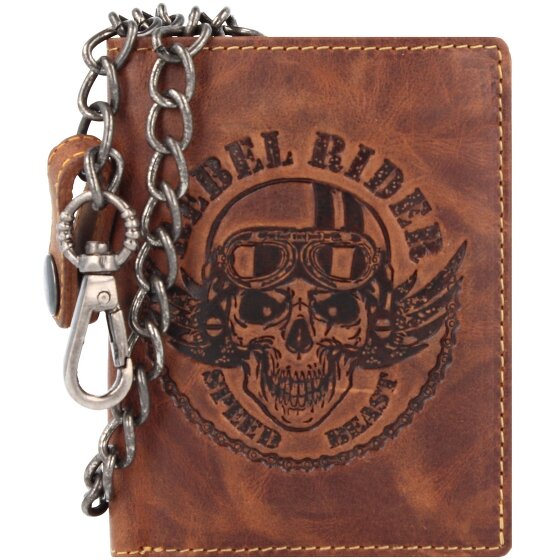 Greenburry Rebel Rider Biker Wallet Leather 11 cm